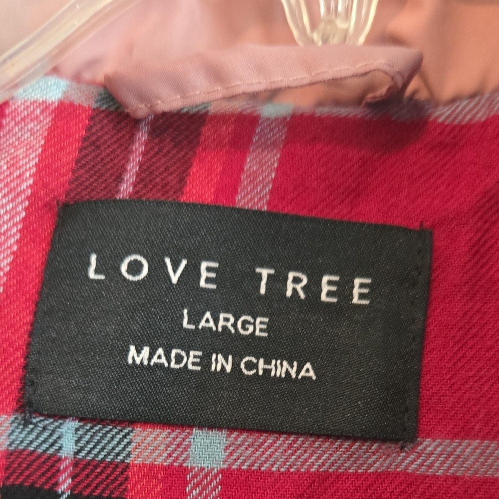 Love Tree Blush Quilted Puffer Jacket - Picture 2 of 4